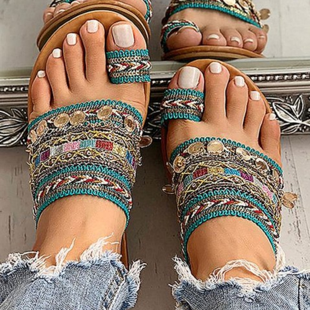 👣Boho Summer Sandals